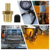 Pack Of 2 Brass Air Inflator Adapters 1/4 Inch NPT Valves Fit for Pneumatic Tool Automotive Tire Inflation And Air Tools