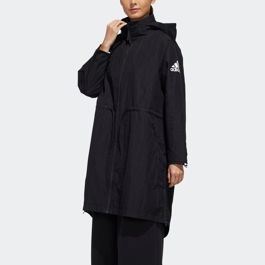 Adidas Sport Casual Woven Jacket Men Outerwear Black FM9300