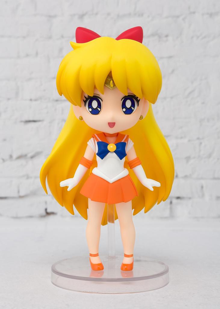 Figuarts mini Sailor Moon Sailor Venus 90mm malovaná pohyblivá figurka (verze pro další prodej) Cca. PVC a ABS
