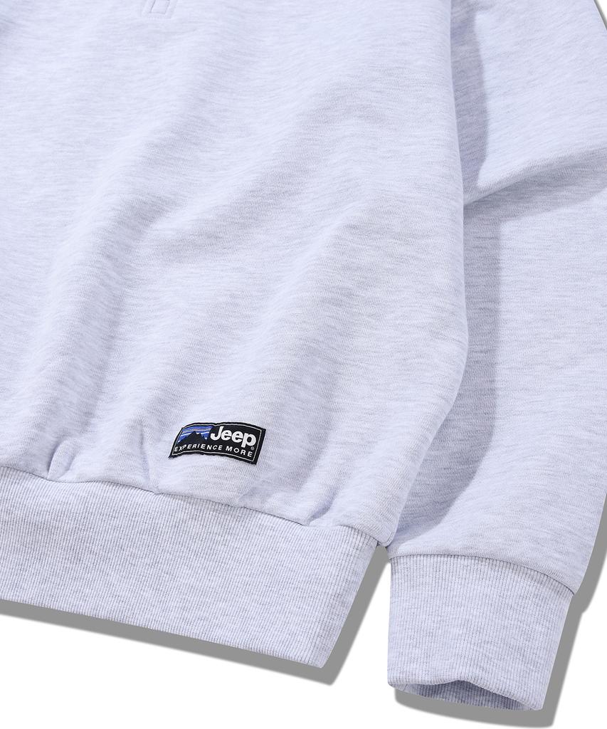 JEEP [360G] M-Logo Half-Zip Sweatshirt (Jr5Tsu838Mw)