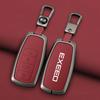 Zinc Alloy Car Dedicated Leather Key Case For Chery EXEED RX Suv 2023-Present Holder Shell Remote Keychain Accessories