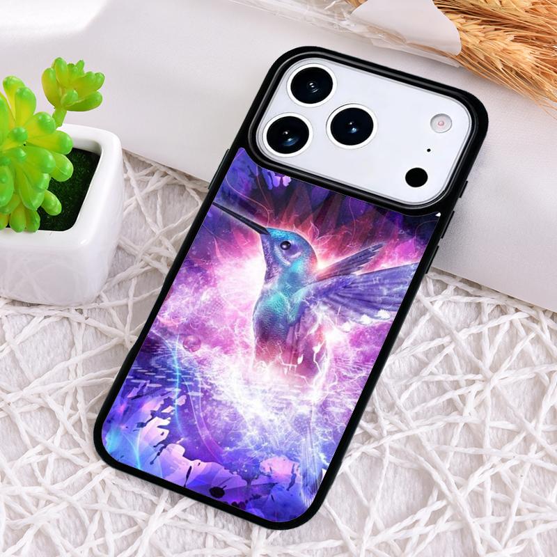 Hummingbird soft Phone Case for iPhone 17 Air 16 15 11 12 14 13 Pro Max Shockproof Cover
