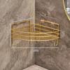 Bathroom storage rack Triangle storage rack Shower corner wash basin wall mounted skincare product storage rack household items