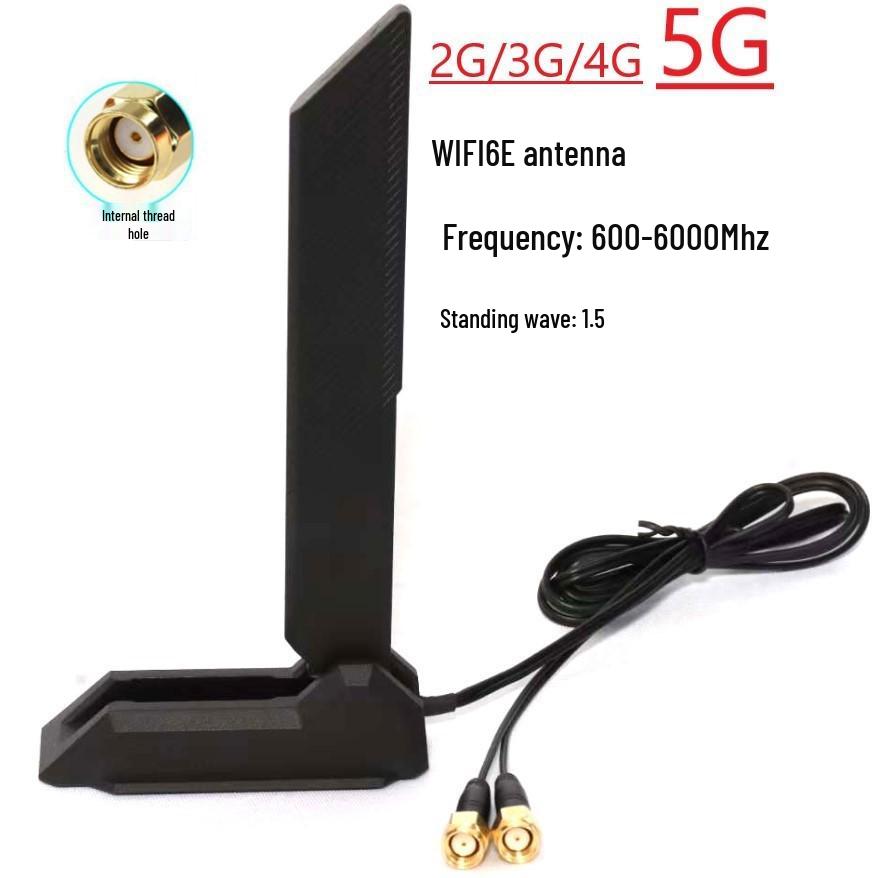 5G/4G Suction Cup Antenna for WiFi6/7 Routers and Network Cards, Foldable Glue Stick Design.