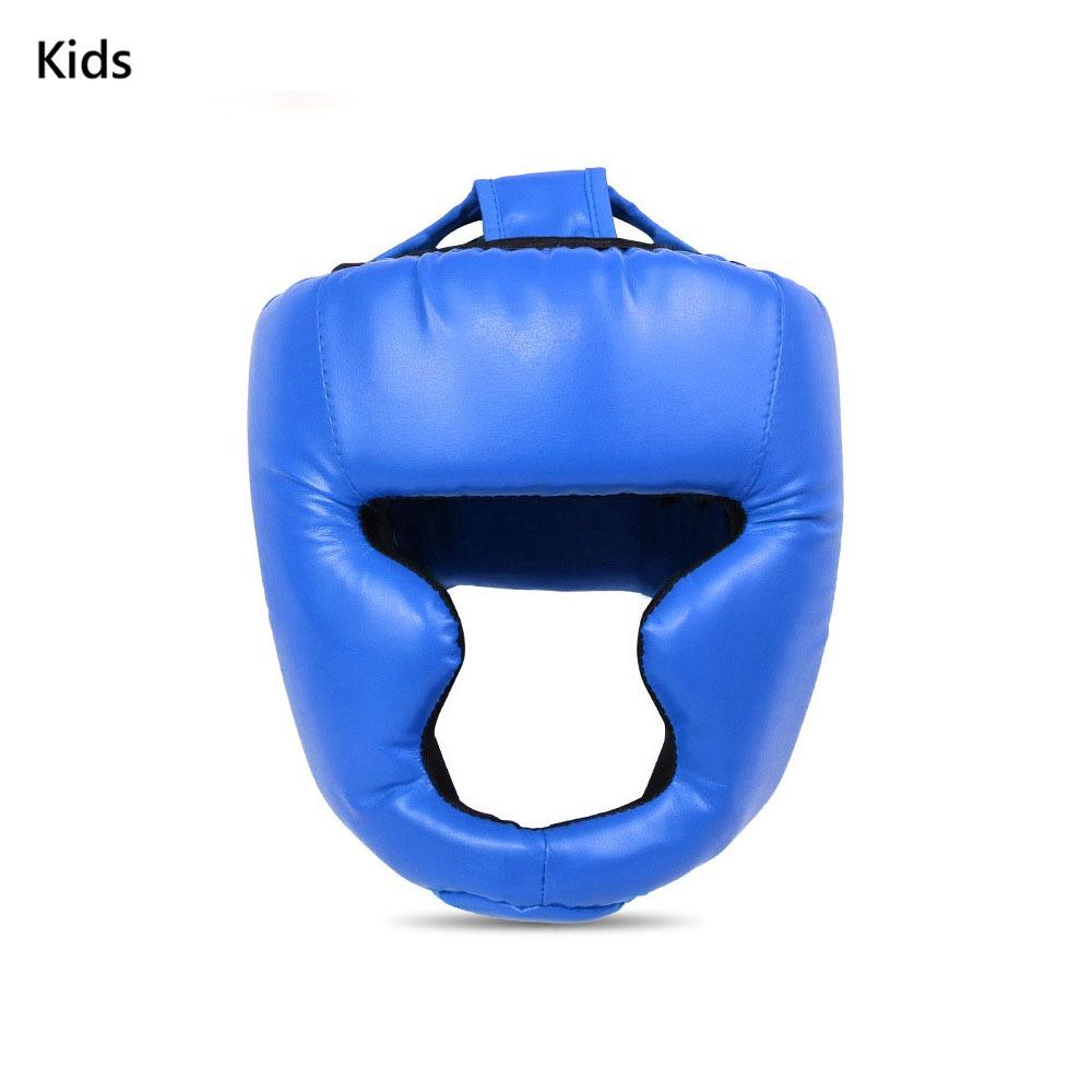 Adjustable Boxing Headguard PU Leather Training Equipment New Boxing Helmet