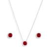 Abdesigns Diamond Pendant Set, Silver Plated Indian Pendant Set,Pendant Set, Synthetic Lab Grown Diamond Pendant Chain