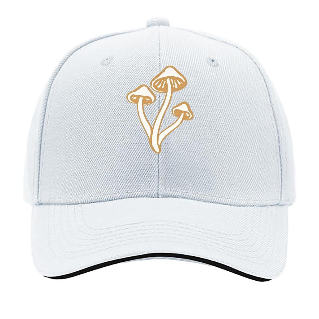 Breathable Mushroom Baseball Cap Adjustable Golf Hat for Unisex and Women YK Couple Dad Hats Unisex S Sandwich Baseball Cap