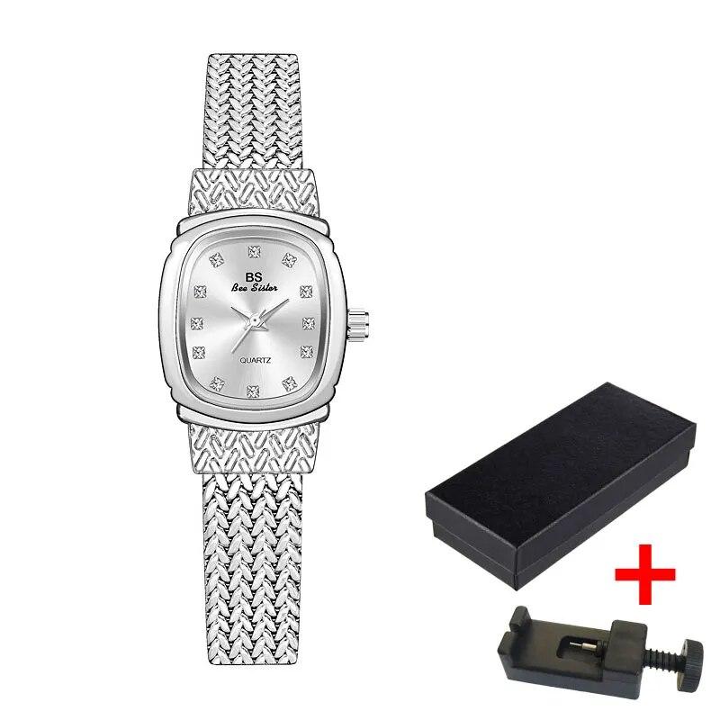 

Роскошные женские часы с дизайнерским ремешком «Колос пшеницы», золотые женские часы со стразами, кварцевые водонепроницаемые часы со стальным ремешком для женщин, элегантный браслет