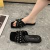 Fashion Women Shoes Open Toe Slippers Walking 2024 Summer New Fashion Beach Flip Flops Sandals Designer Slides Mujer Shoes  Sandalias