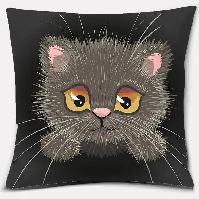 Watercolor Animal Series Pillowcase Home Office Decoration Pillow Bedroom Sofa Car Cushion Cover