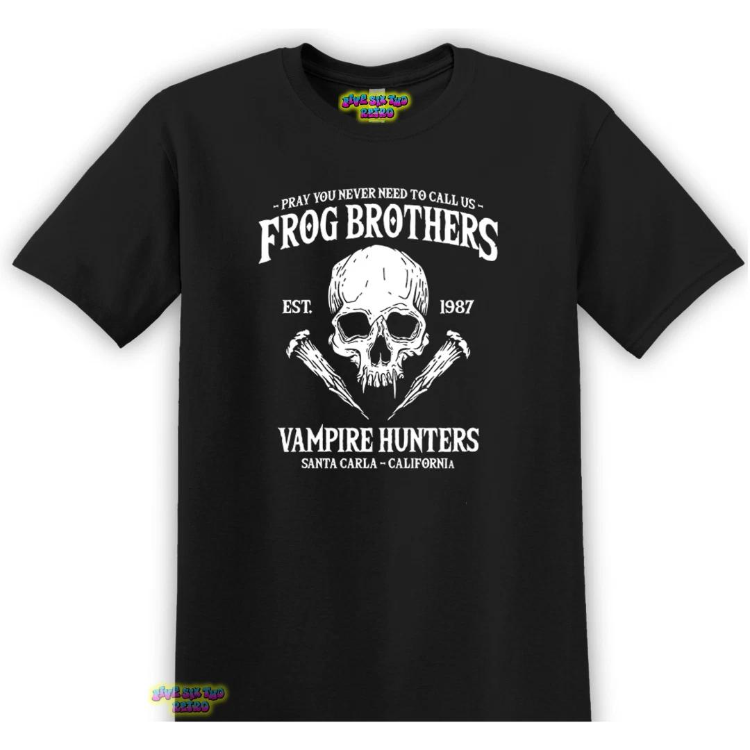 Frog Brothers Vampire Hunters The Lost Boys Movie Horror T-Shirt Black S-3XL 2XL