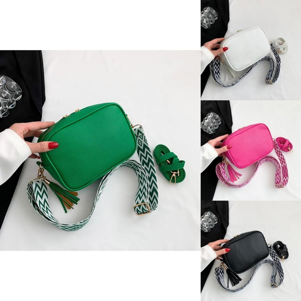 Elegant Retro Fringe Shoulder Bag For Women Trendy Casual Small Square Purse
