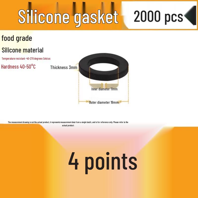 Silicone High-Temp Waterproof Gasket & Shock Absorbing Seal Pad