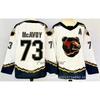 Maglia Retro da Hockey su Ghiaccio da Uomo con Numero Ricamato 63 Misto Cotone Uniforme da Allenamento Giocatori Adulti
