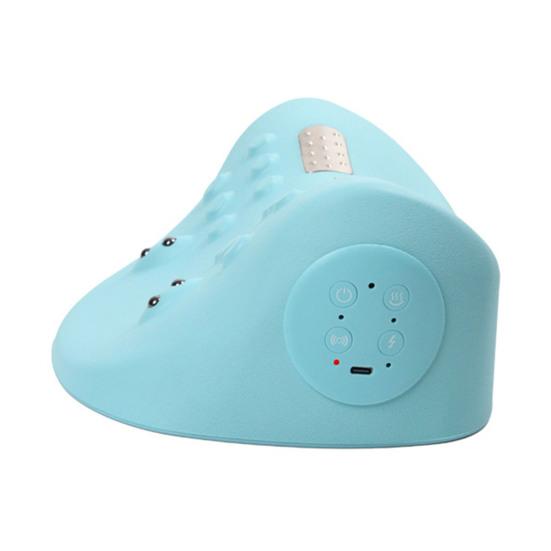 Electric Neck Massager Pillow with Heating Vibration Muscle Tension Neck Shoulder Pain Relief Relaxer Pillow Ergonomic Heated Cervical Stretcher