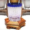 Japanese Edo Kiriko Hand-Carved Crystal Whiskey Glass