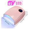 DianaBeauty UV LED Nail Lamp Rechargeable Cordless Nail Dryer with 4 Timing Modes UV Light for Manicure with 7500mAh Battery