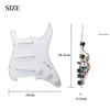 IRIN Electric Guitar Pickguard Pickups Loaded Prewired 11 Hole Single Coil Guitar Pickguard Pickups for FD ST Style Guitar