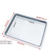 304 Stainless Steel Steamer Tray Kitchen Oil Draining Pan Rectangular Perforated Tray Commercial Oven Steamer Liner Steaming Pan