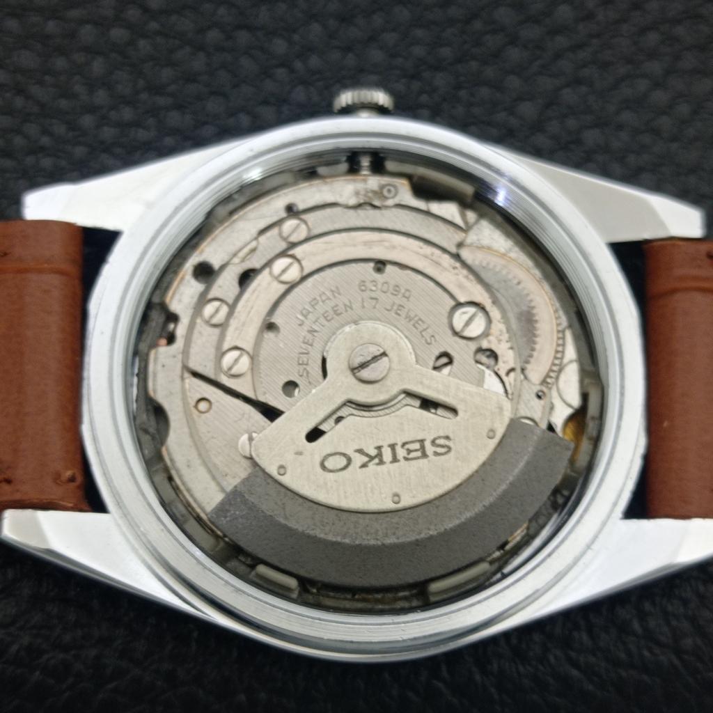 REFURBISHED SEIKO 5 AUTOMATIC 6309A VINTAGE JAPAN MENS ORANGE WATCH a442505-1