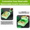 Children's Kid's Bento Lunch Food Boxes,Packed Lunchbox Food airtight Side dish Sealed Kitchen Storage Containers organizers
