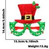 Handmade Plastic Colorful Christmas Glasses Perfect For Kids Featuring Cheerful Santa And Designs Reindeer