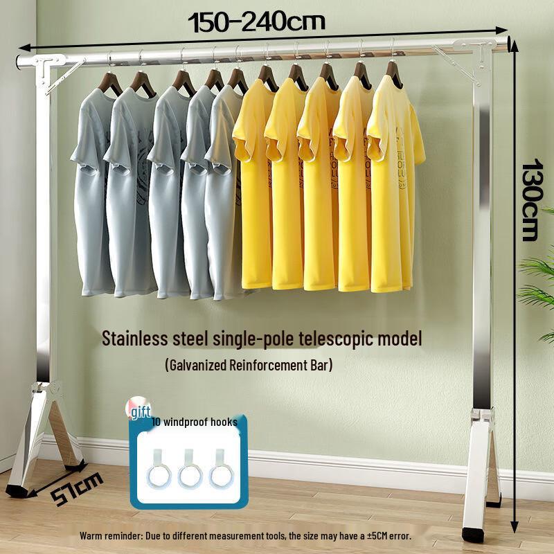 Changbaosen Stainless Steel Folding Retractable Laundry Drying Rack