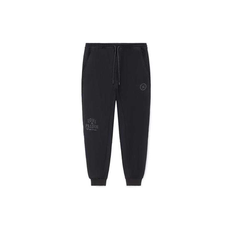 Li Ning x DFT Коллекция Уэйда Спортивные штаны Мужские Черные AKXR625-2 M