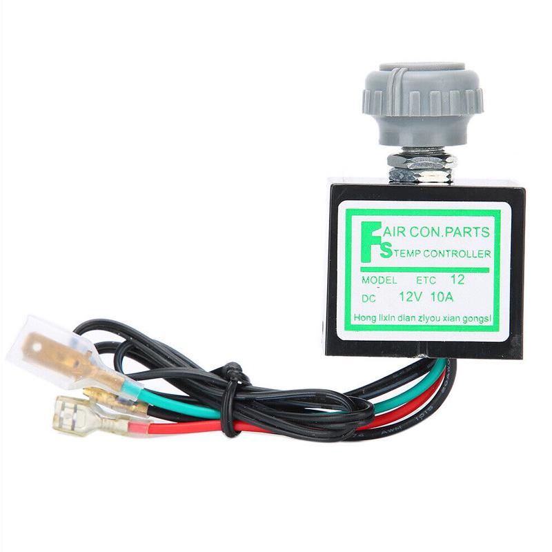 12V/24V Auto-Klimaanlagen-Thermostatschalter - Elektronischer Temperaturregelsensor für LKW-Kühlanlagen-Modifikation