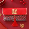Best Wishes Brocade Red Envelop Embroidery Red Pockets Exquisite Hongbao  Spring Festival