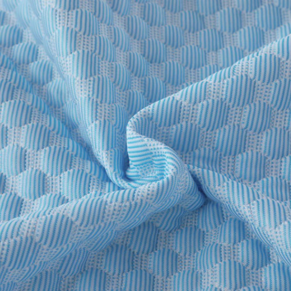 2 Pcs Breathable Cool Ice Bean Pillowcase Washable Bump Design Summer Pillowcover Skin-friendly Solid Color Pillow Protecter