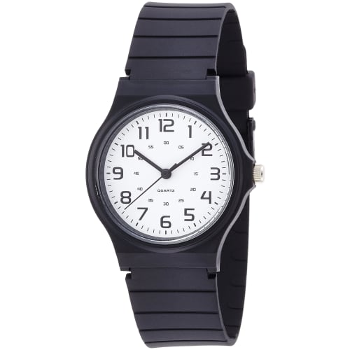 Fieldwork Analog Casual Watch, Harvey, DT108-1, Women's, Black, with Urethane Strap and White Dial