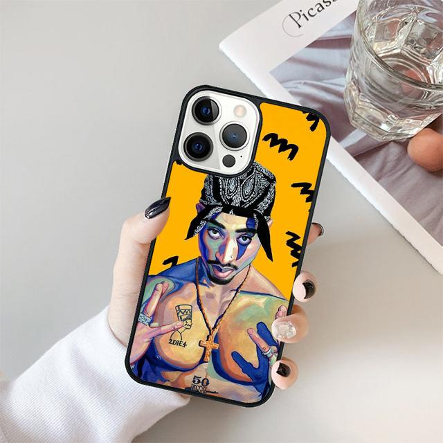 Tupac 2pac Shakur Handyhülle Für iPhone 17 Air 15 16 Hülle 14 13 11 12 Pro Max Max Plus Rückseite Schale