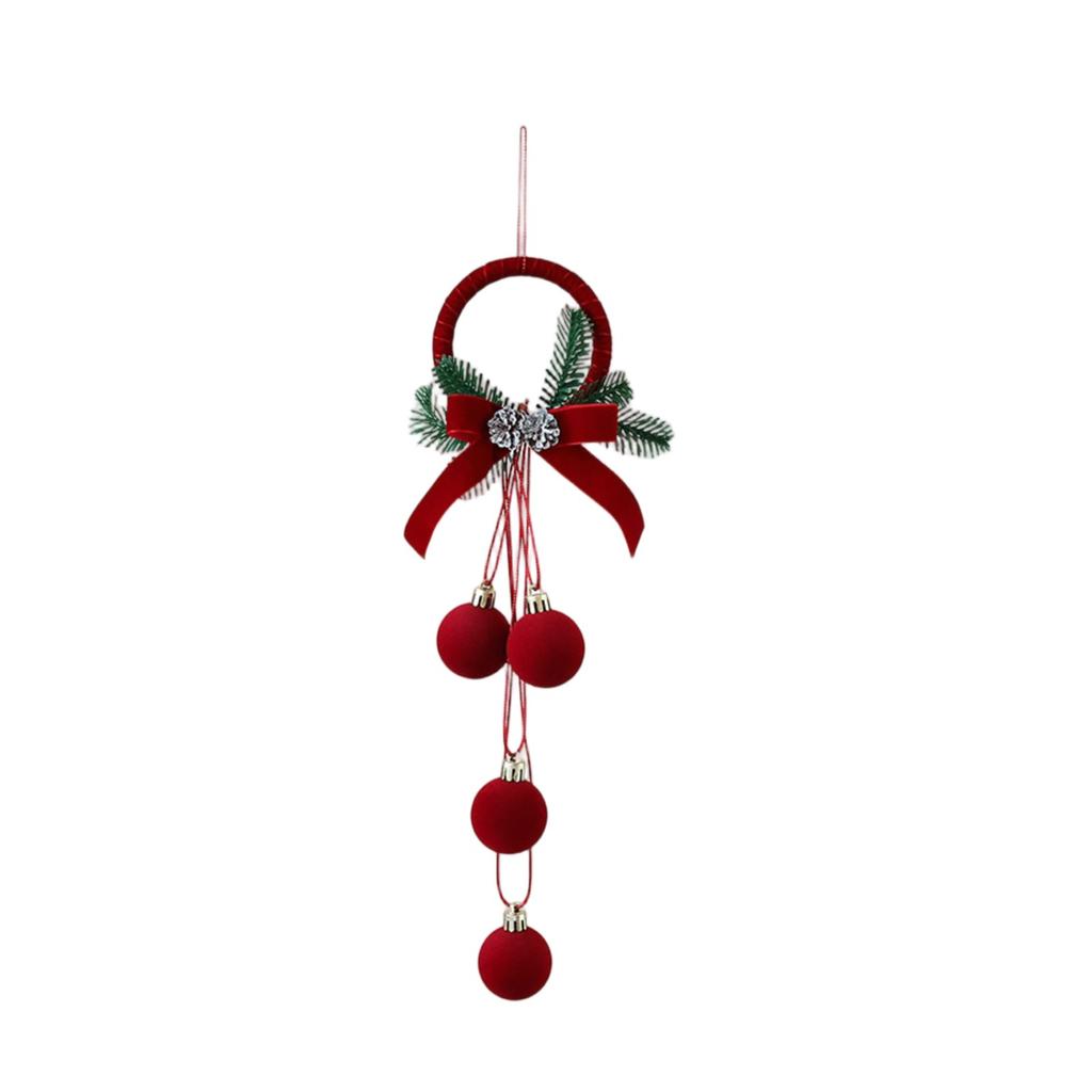 Christmas Bell Decoration Pendant Christmas Plush Bell Showcase Christmas Tree Decoration Pendant