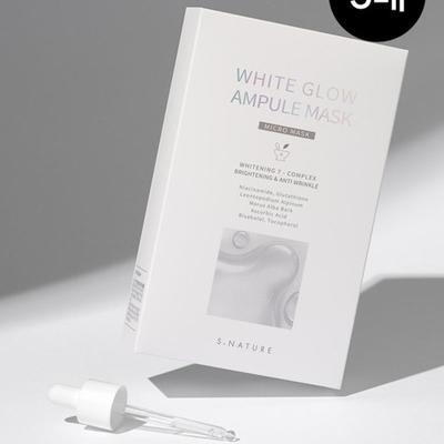 [Whitening Elasticity] White Glow Ampoule Mask (5 Sheets)