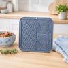 Pet Slow Food Mat with Suction Cups Four-Zone Pet Food Tray for Slow