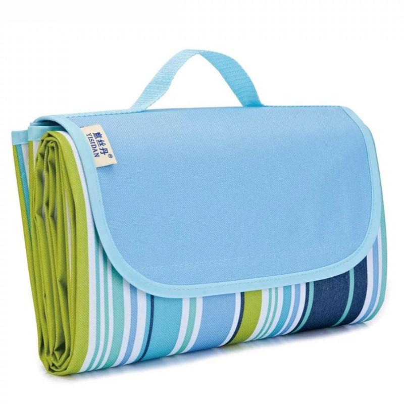 Outdoor Portable Picnic Blanket Waterproof Beach Cushion Mat Baby Sleeping Plaid Camping Mat Summer Travel Campingnkets 2 Size