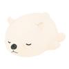 Livheart Bolster Cushion, Polyester, Marshmallow Animals, Lucky the Polar Bear (Total Length: Approx. 27cm) 28997-11