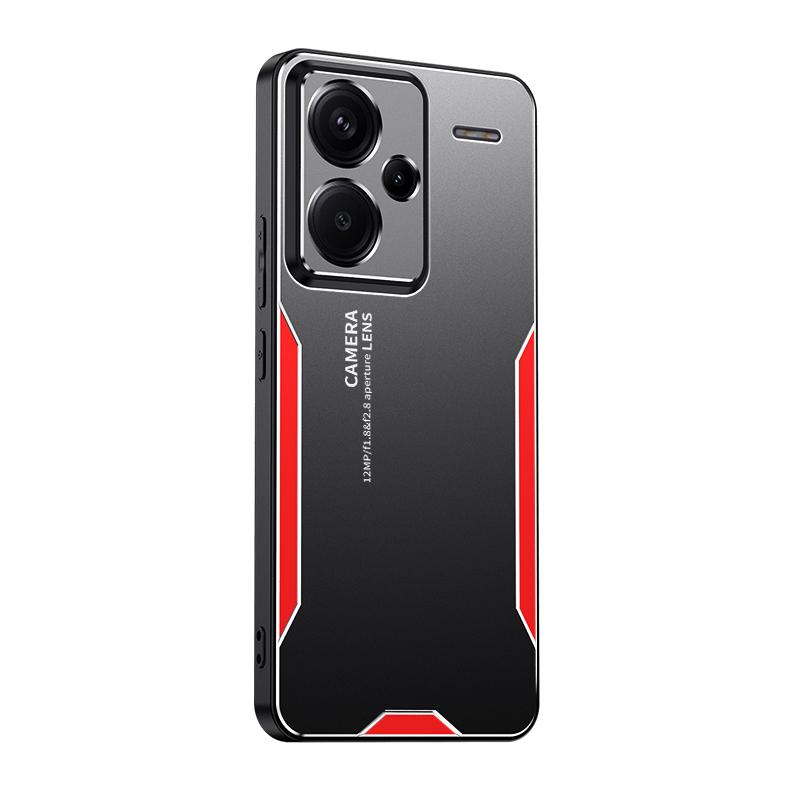 For Redmi Note 13 Pro+ 5G Case Metal Aluminum Protecting Lens Frost Case For Xiaomi Redmi Note 13 Pro Plus Prevent Fingerprints