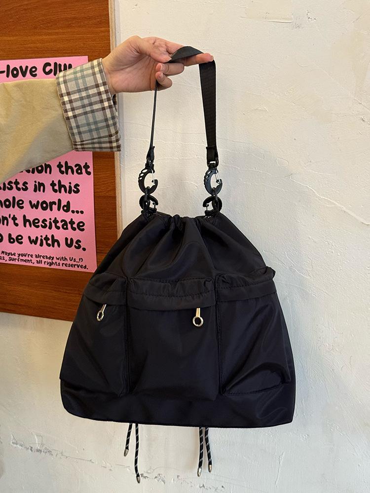 

Отделение большой емкости, сумка-тоут из нейлона с завязками на плечо, новая сумка-кронштейн для концертного светового знака, сумка-мессенджер чёрный