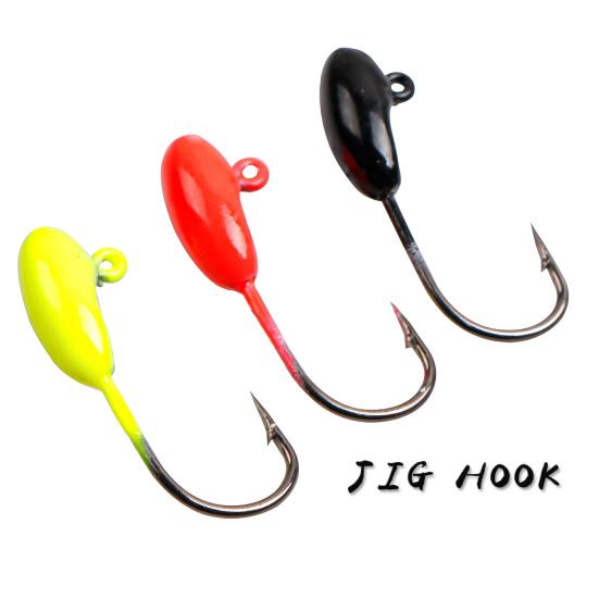 10ks/sada 1,5g 2,4cm rybářské háčky Hladký povrch Snadná instalace Přípravek na návnadu s ostrou hlavou s vysokým obsahem uhlíku