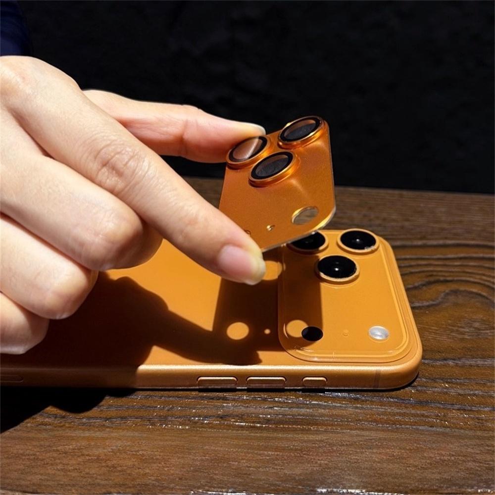 Metal Camera Full Coverage Protector Cover For IPhone 17 16 15 14 13 12 11 Anti-scratch High Definition Glass Lens Protect Cap