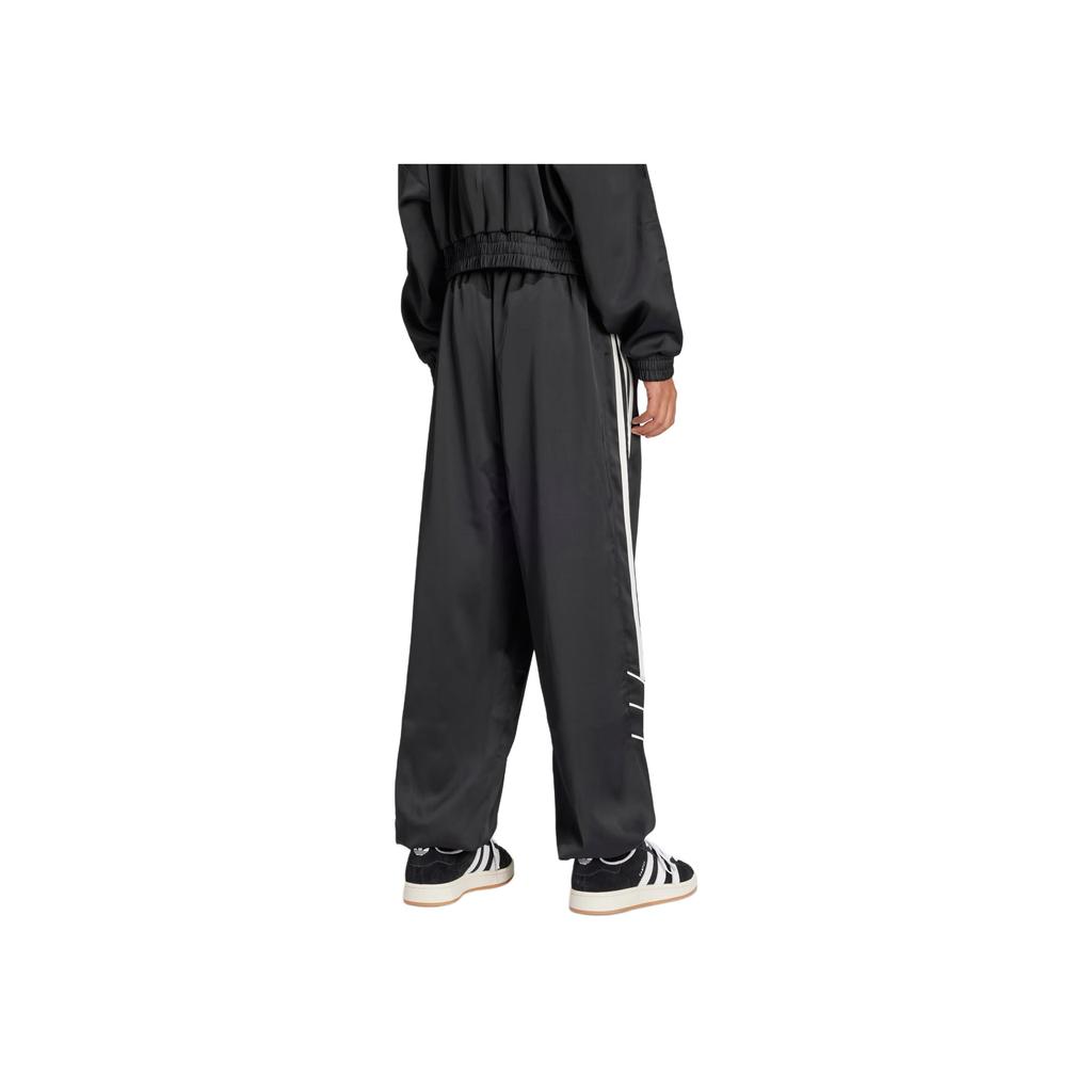 Adidas Originals Loose Fit Elastic Waistband Cuffed Knit Joggers Women Joggers Black IW5680