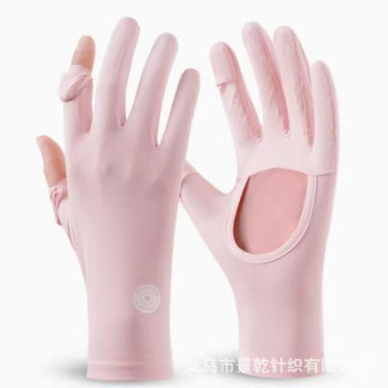 UV Protection Driving Gloves Women Men - Touchscreen Compatible Ice Silk Cycling Outdoor Sun Shield Full Finger