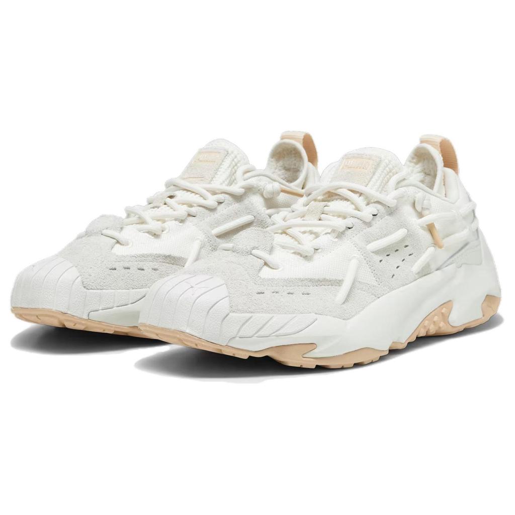 Puma Plexus Sand Unisex Sneakers Cream Frosted-Ivory Vapor-Grey 393157-01