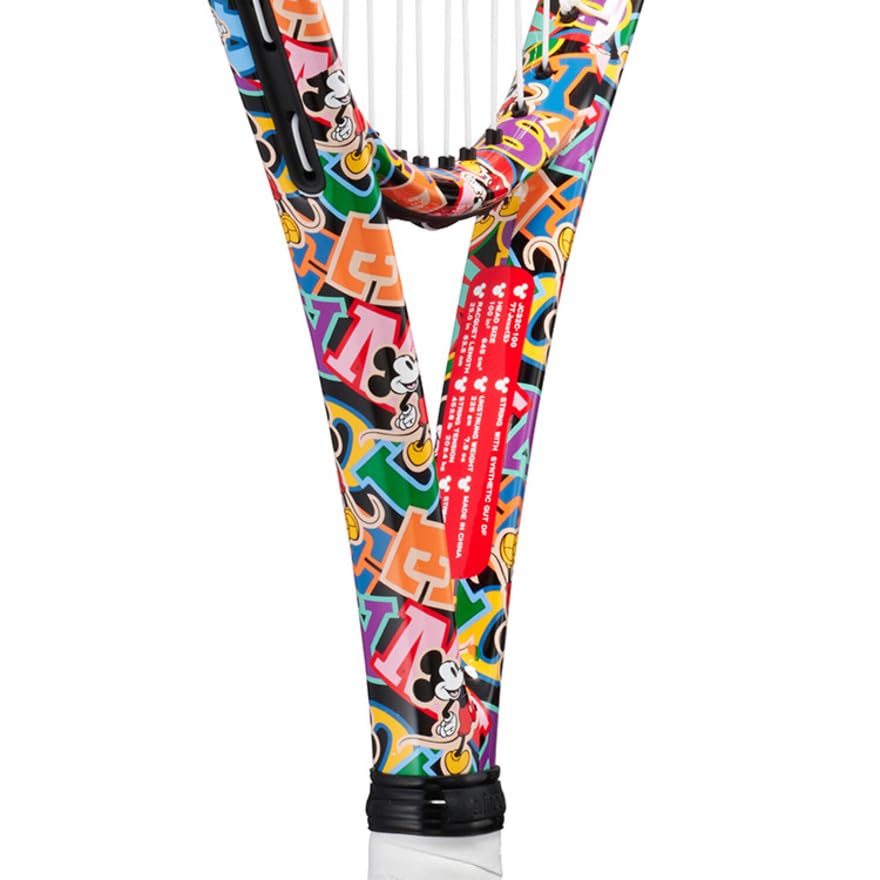 Prince Tennis Junior Disney BEAST Alphabet Mix Racket, Pre-strung, 25, 7TJ214, (398)