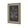 Flora & Fauna Collection Grove Beaded Linen Framed Wall Art