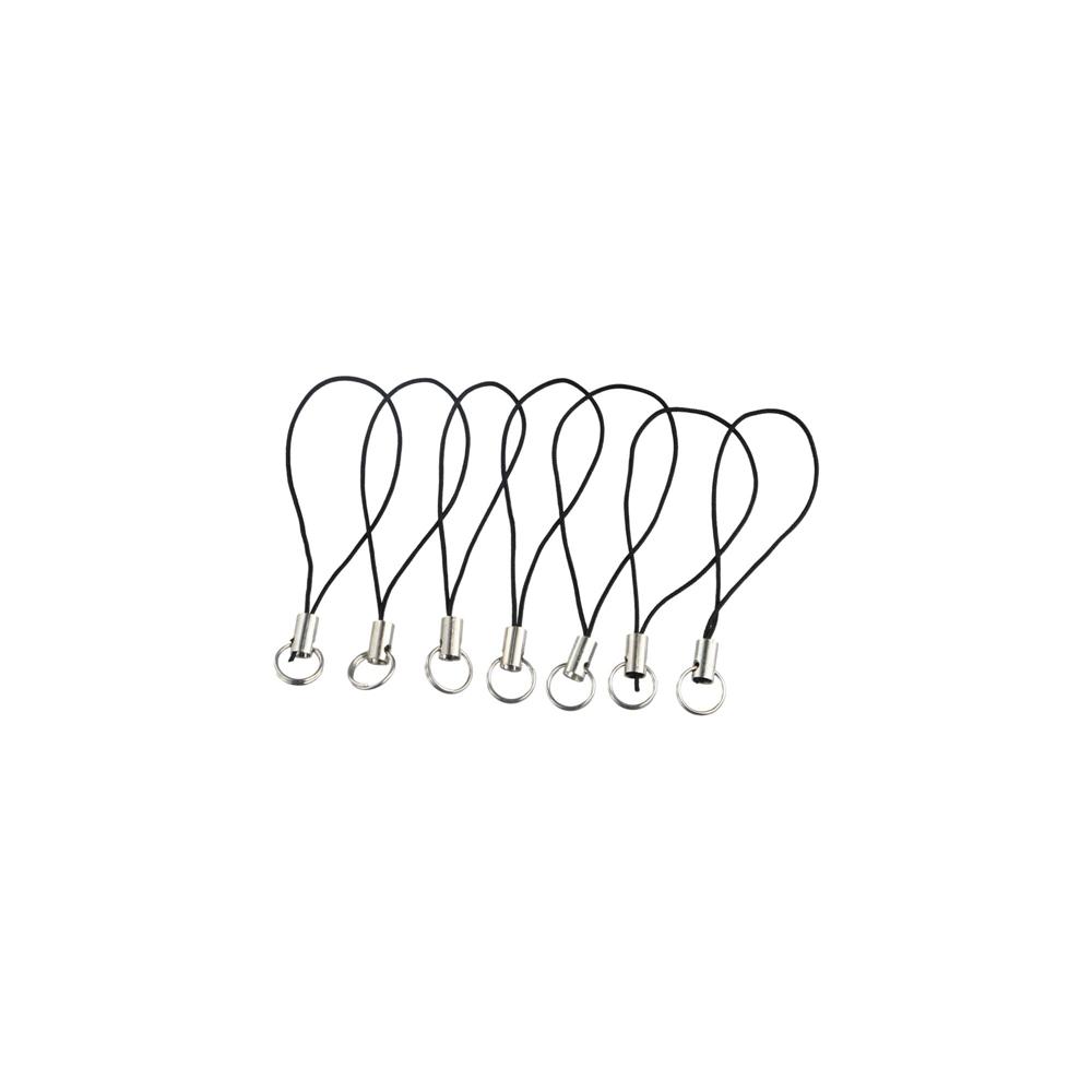 Straps Polyester Cord Lanyard Strap Cord DIY Keyring Pendant Jump Ring Lanyard Rope Keychains Cord