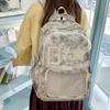 Schoolbag Korean Version Ins New Schoolbag, High Value, Fresh and Cute Stars, Pain Bag, Light Backpack for Junior High School Students