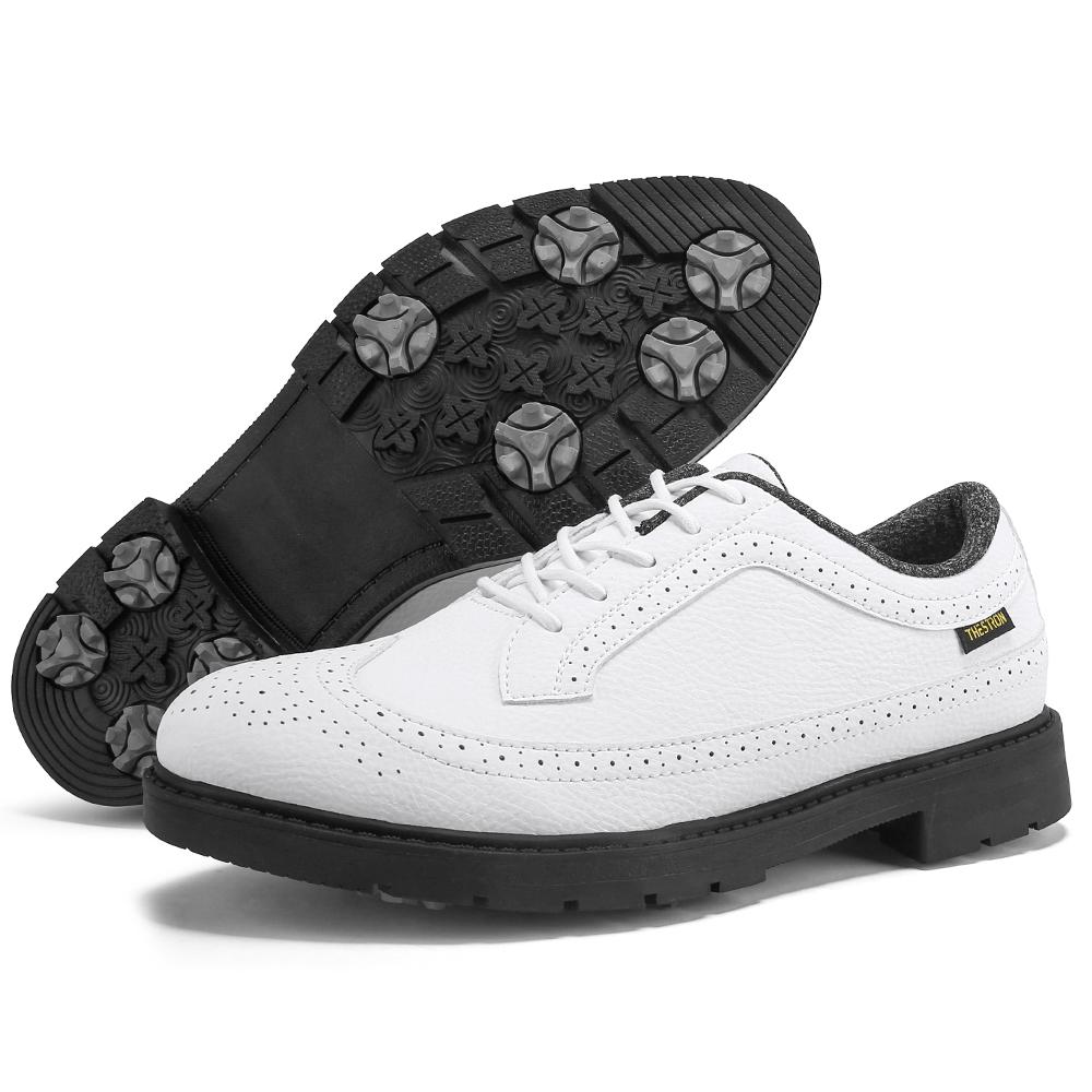 Men s Sports Golf Shoes, Men s Fashionable Outdoor Anti Slip Walking Shoes, Men s Comfortable Golf Fitness Sports Shoes 39